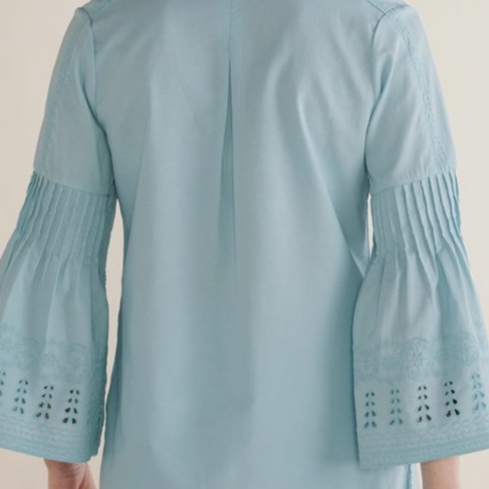 Heloise eyelet sleeve tunic